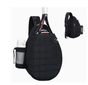 Sporty racket carry bag with integrated bottle holder Bowlift