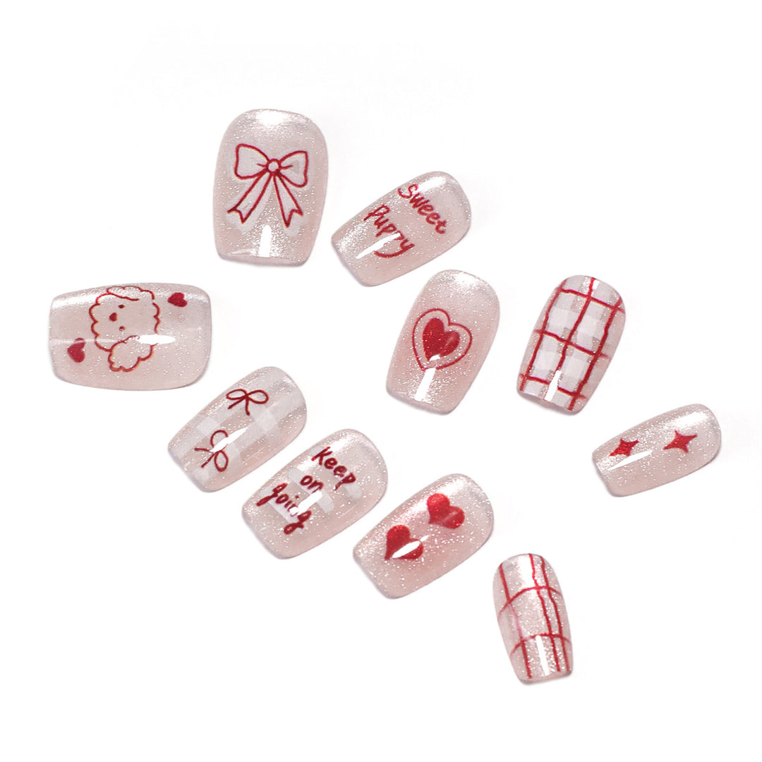 Artificial nail art with cute designs Bowlift