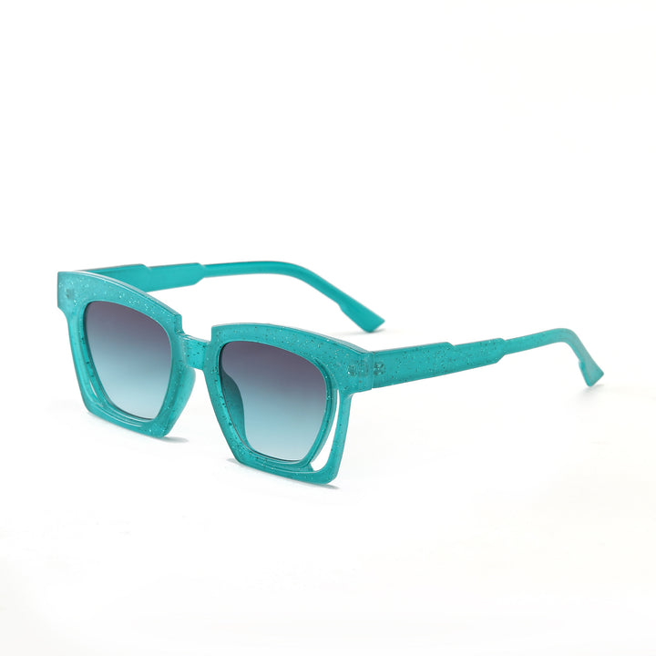Ladies trendy geometric sunglasses with stylish square frame Bowlift