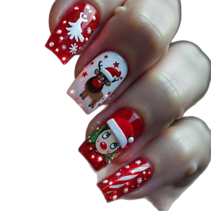 Creative Festive Character Nail Art Bowlift
