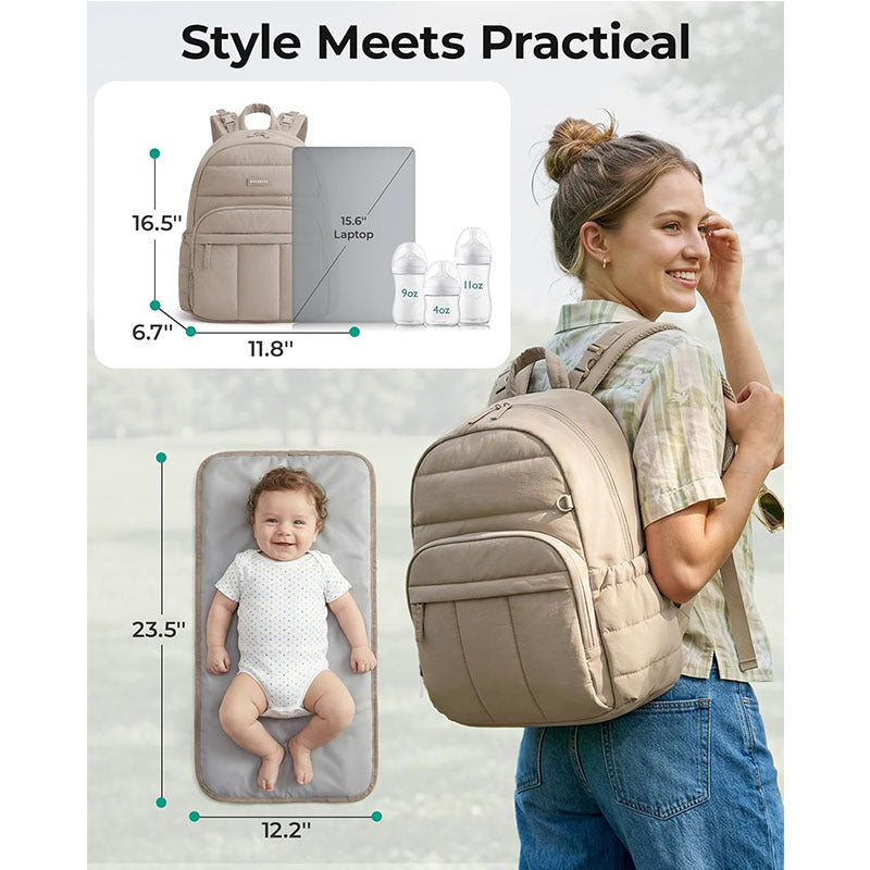 Padded everyday backpack with versatile compartments and ergonomic design Bowlift