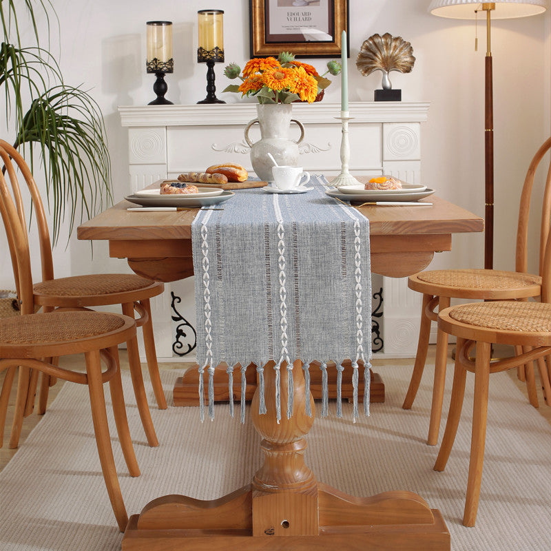 Textured Woven Table Runner