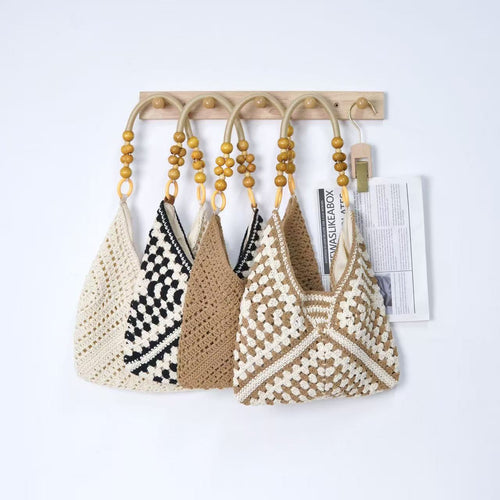 Handbag with Bohemian crochet look Bowlift