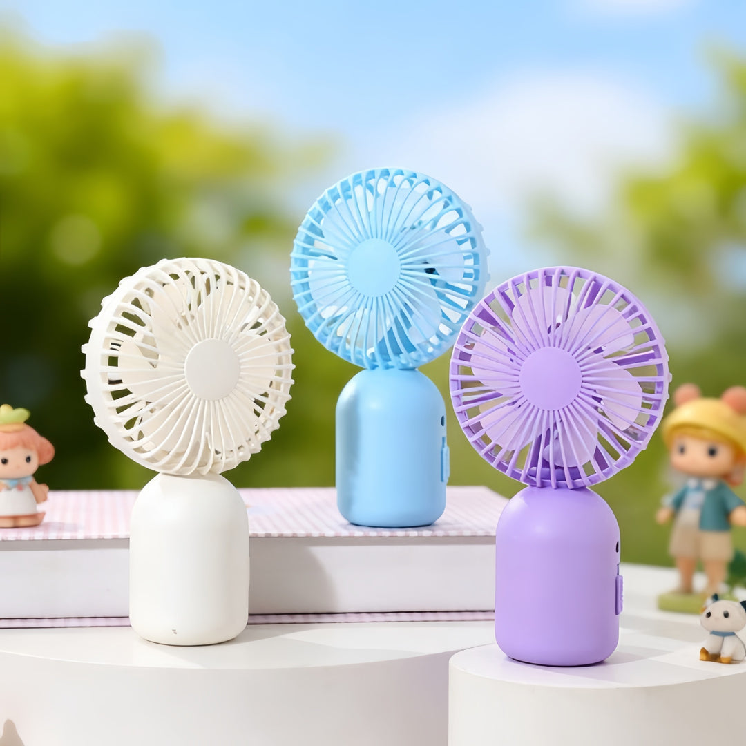 Unisex handheld fan in playful design Bowlift
