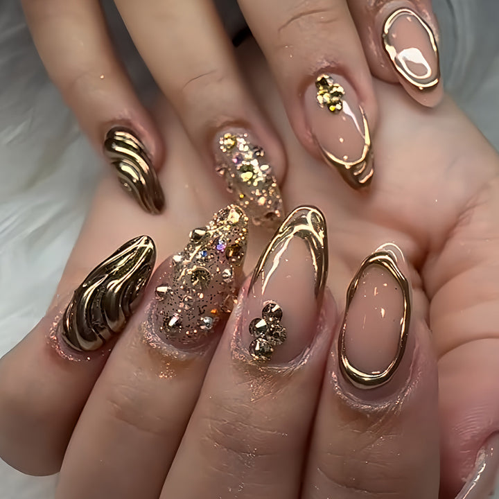Glamorous 3D Nail Art Extensions Bowlift