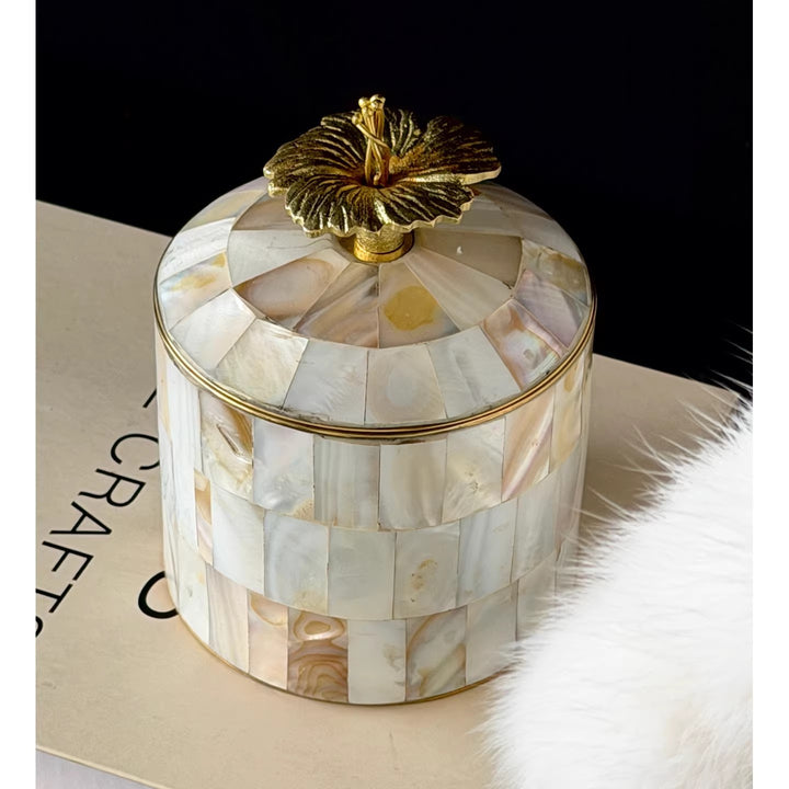 Decorative Mother of Pearl Jewelry Box