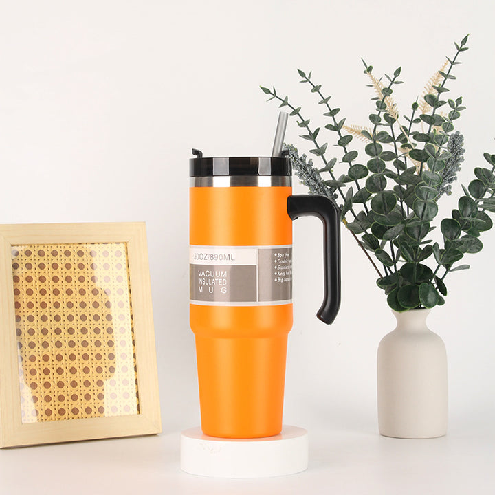 Unisex thermos mug with 3-in-1 drinking options Bowlift