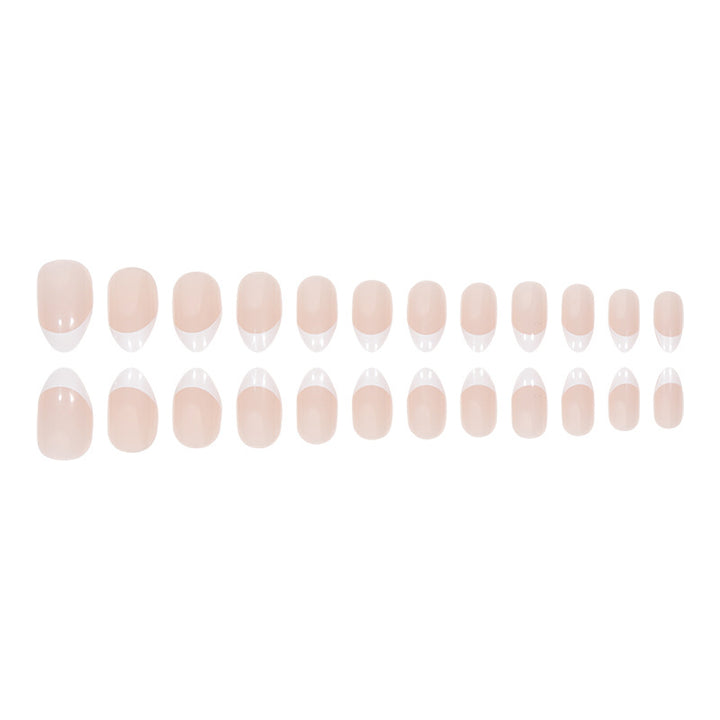 Glossy Natural-Shape Press-On Nails Bowlift