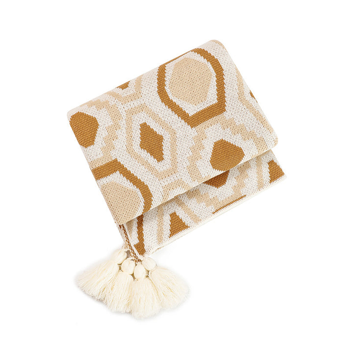 Women's Patterned Throw Blanket Bowlift