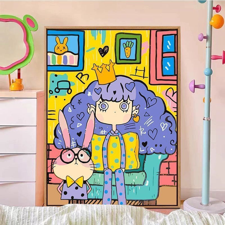 Colorful Abstract Canvas Art Bowlift