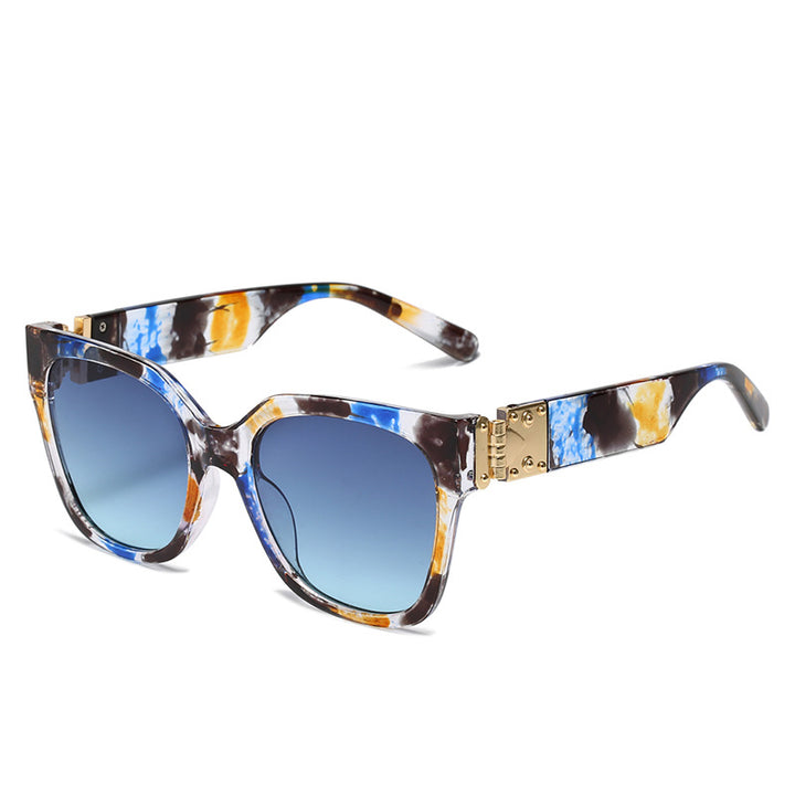 Women's elegant oversized sunglasses with luxurious metal accent Bowlift