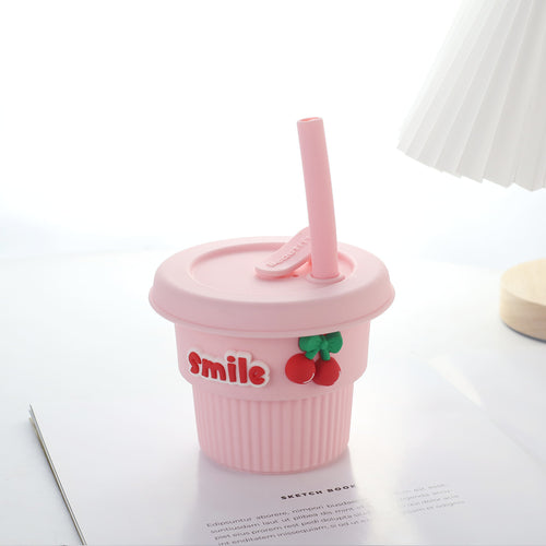 Women's creative silicone drinking cup with funny designs Bowlift