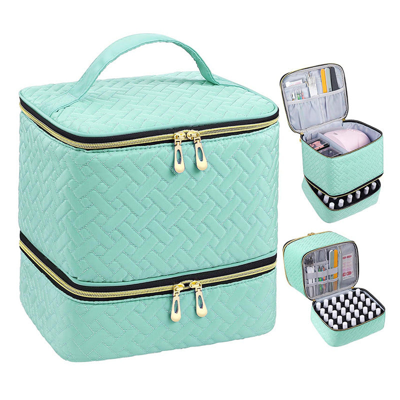 Cosmetic storage bag with multiple compartments Bowlift