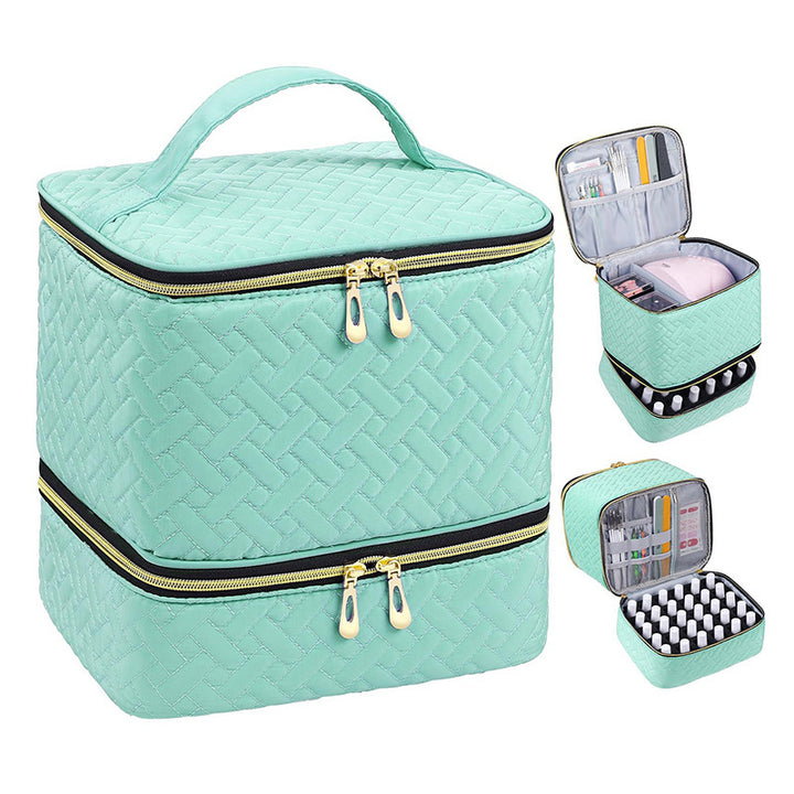 Cosmetic storage bag with multiple compartments Bowlift