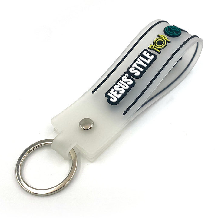 Unisex Silicone Keychain Holder Luggage Tag Bowlift