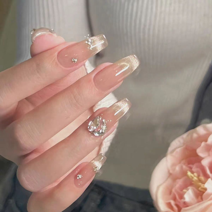 Premium Glamorous Press-On Nail Extensions Bowlift