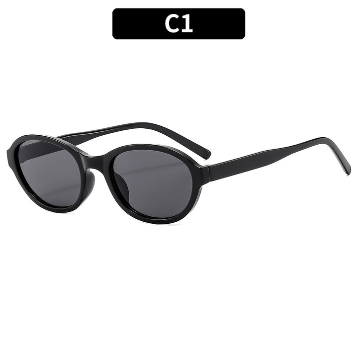 Retro-Inspired Oval Sunglasses