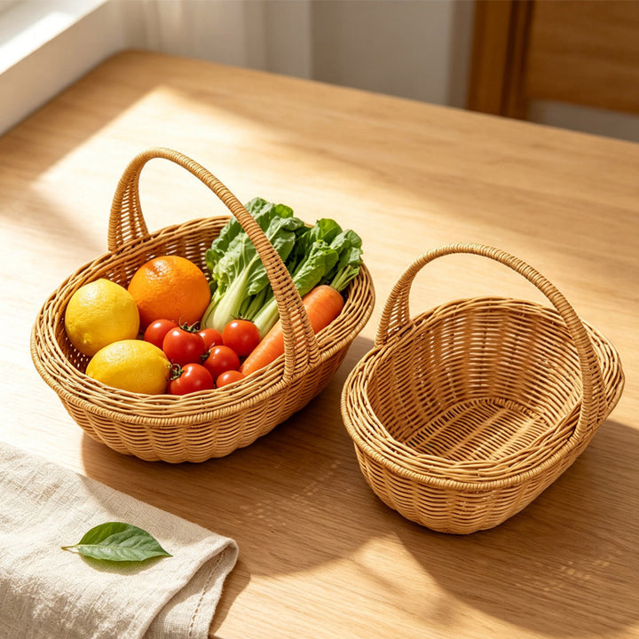 Woven Storage Baskets Set Bowlift