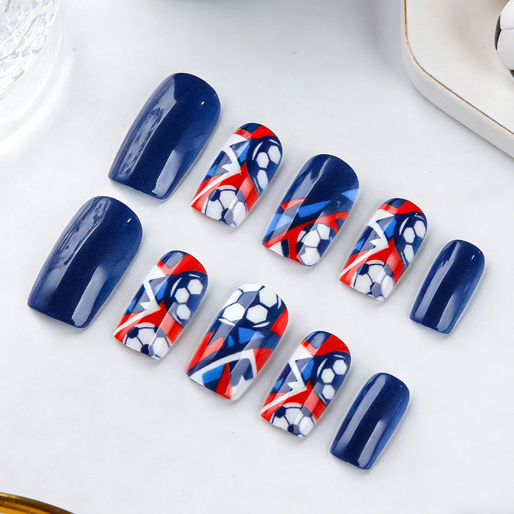 Sports-Themed Press-On Nails Bowlift