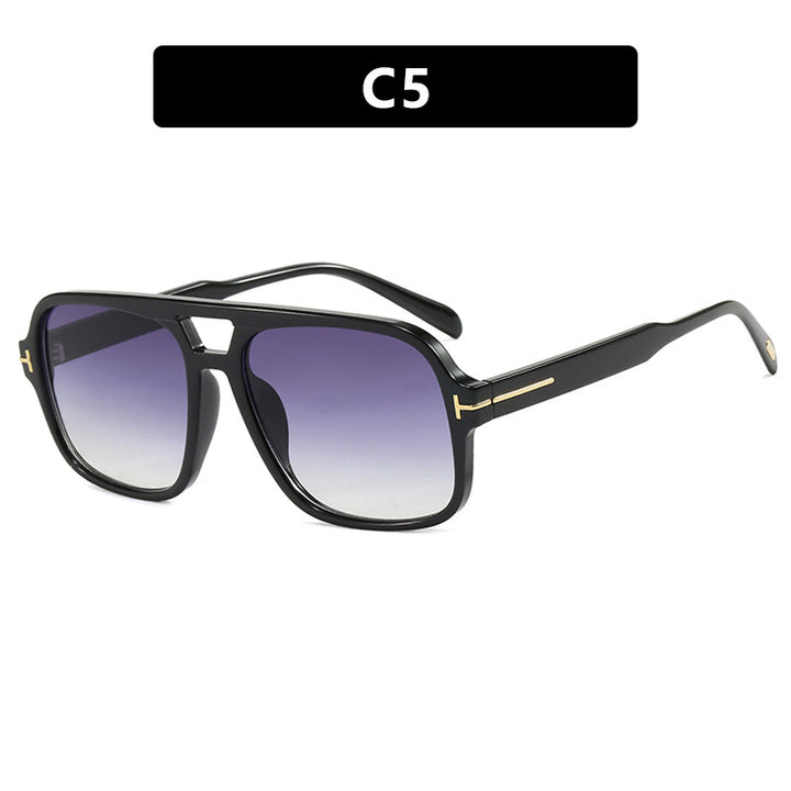 Women's trendy sunglasses with square frame and polarizing yellow lenses Bowlift