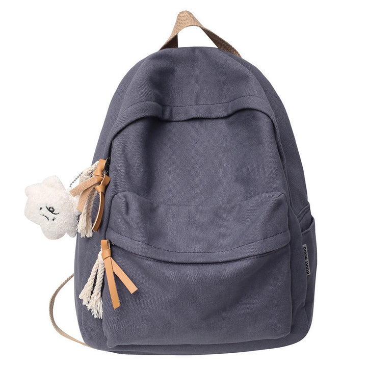 Casual Canvas School Backpack Bowlift