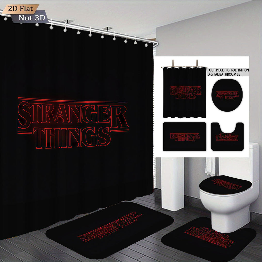 Stranger Things Adventure-Themed Digital Bathroom Set Bowlift