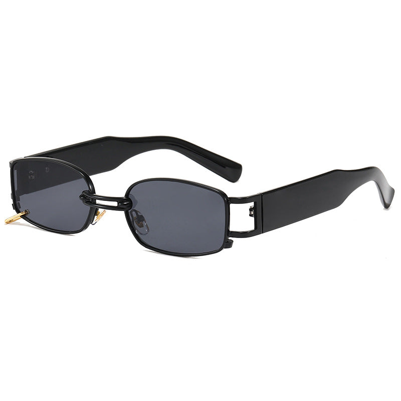 Women fashion rectangular sunglasses with exclusive metal frame Bowlift