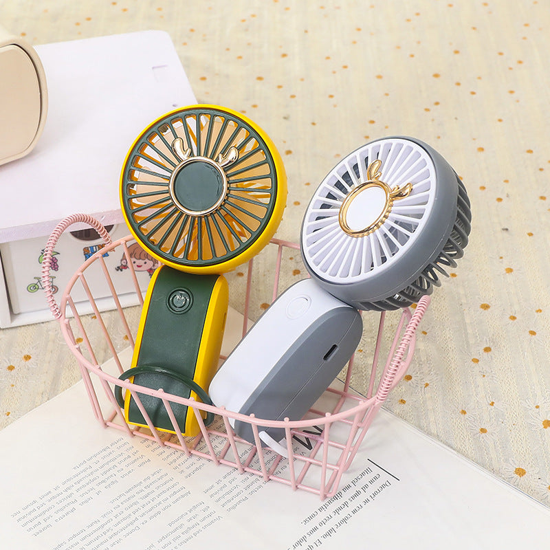 Women Portable Handheld Fan with Flexible Tilt Mechanism Bowlift