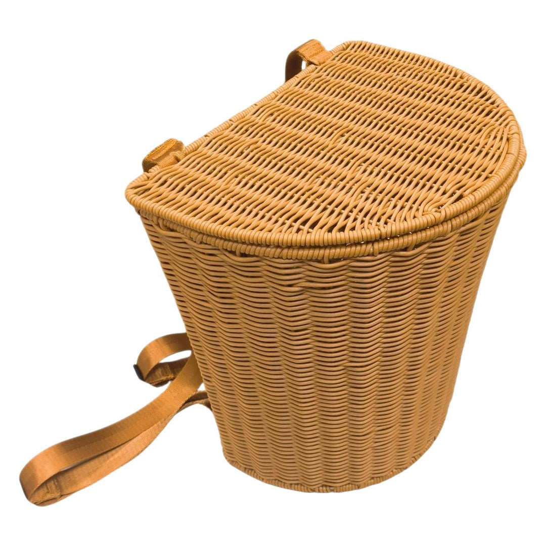 Handcrafted Woven Storage Basket with Dual Handles Bowlift