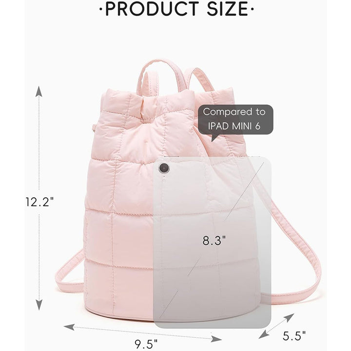 Modern backpack bag with practical drawstring opening Bowlift