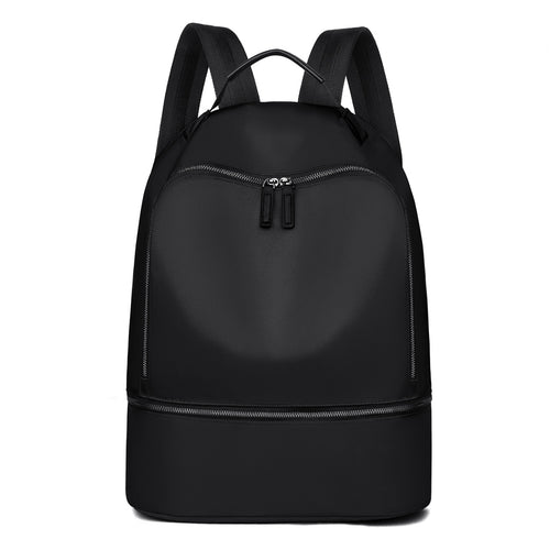 Sleek Minimalist Zip-Top Backpack
