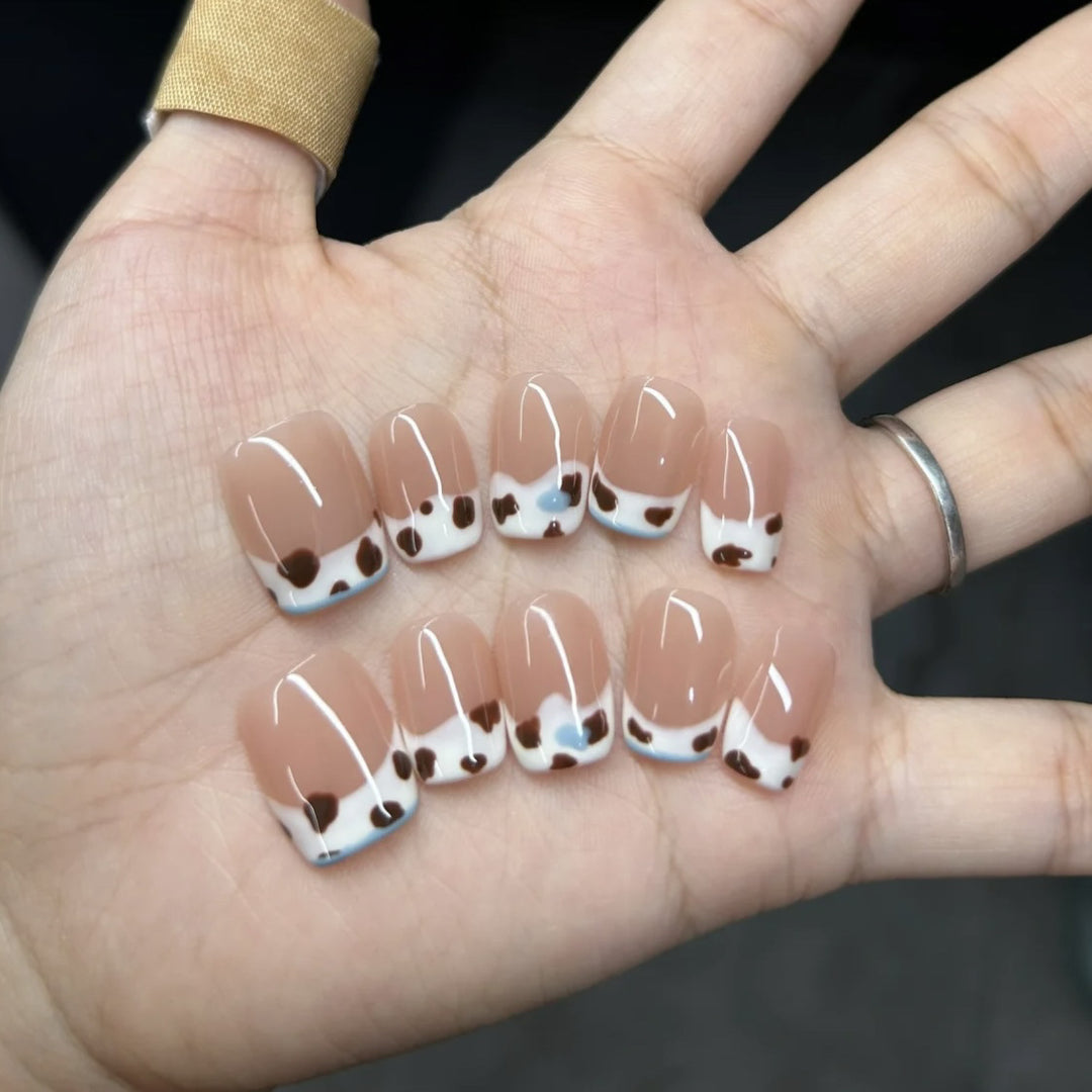 Animal Design Artificial Nails Bowlift