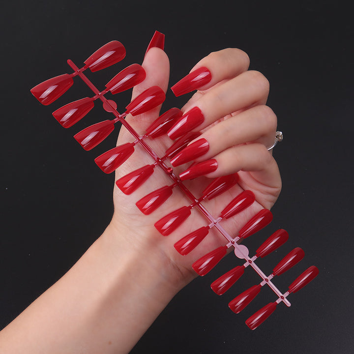 Stunning Black Stiletto Press-On Nails Bowlift