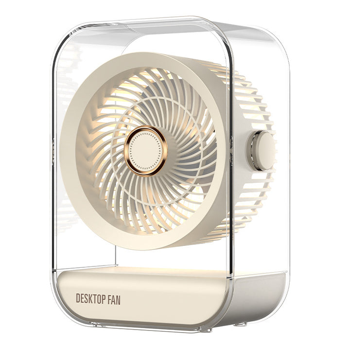 Unisex Modern Aesthetic Desktop Cooling Fan Bowlift