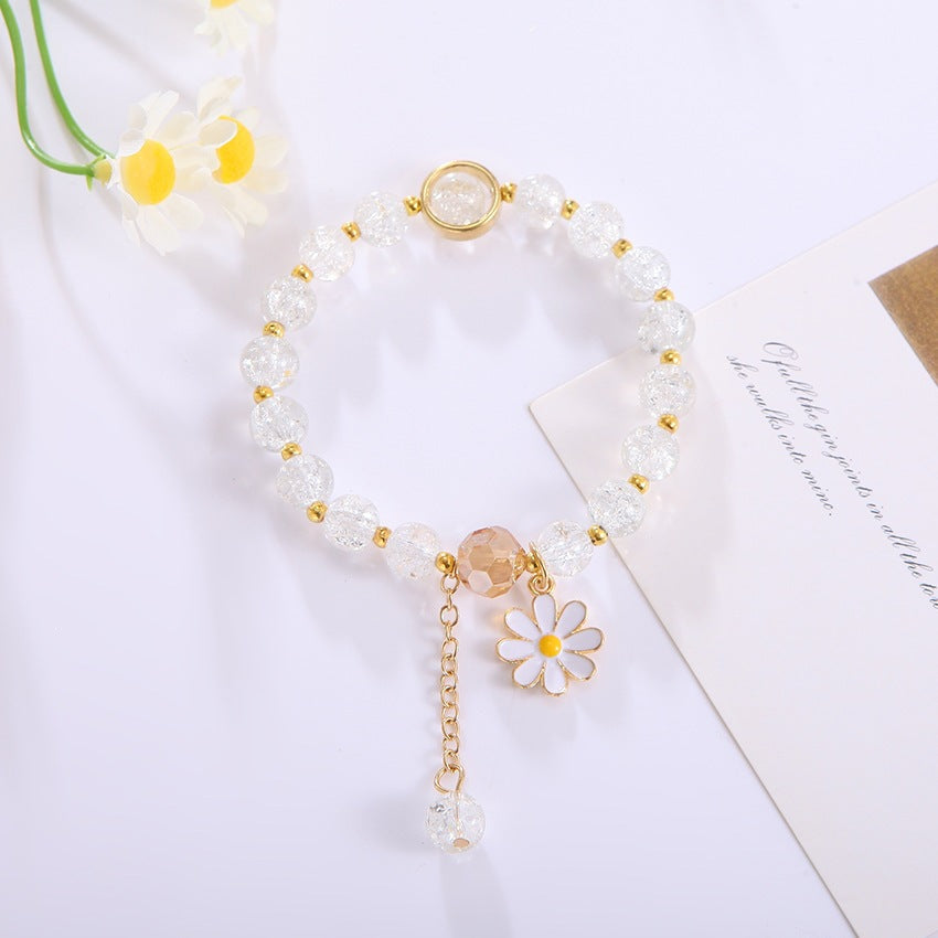 Elegant bracelet with flower pendant Bowlift