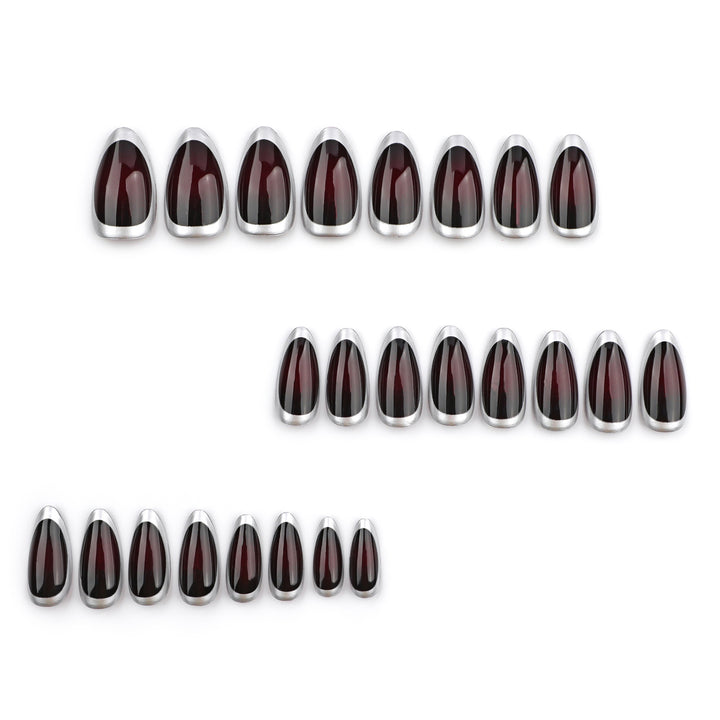 Stylish stiletto nails with elegant shine Bowlift