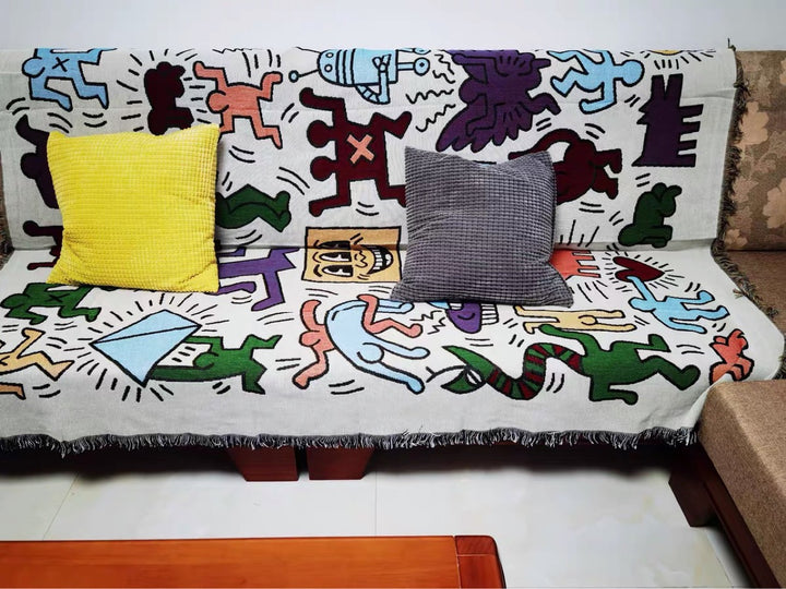 Artistic Graphic Throw Blanket
