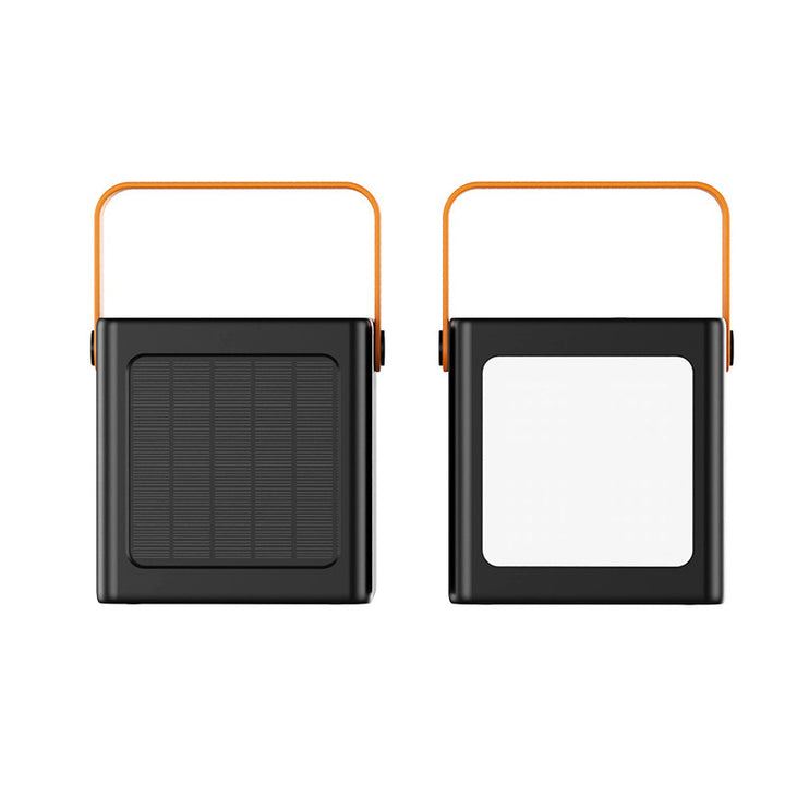 Portable solar charger with multifunctional LED lighting Bowlift