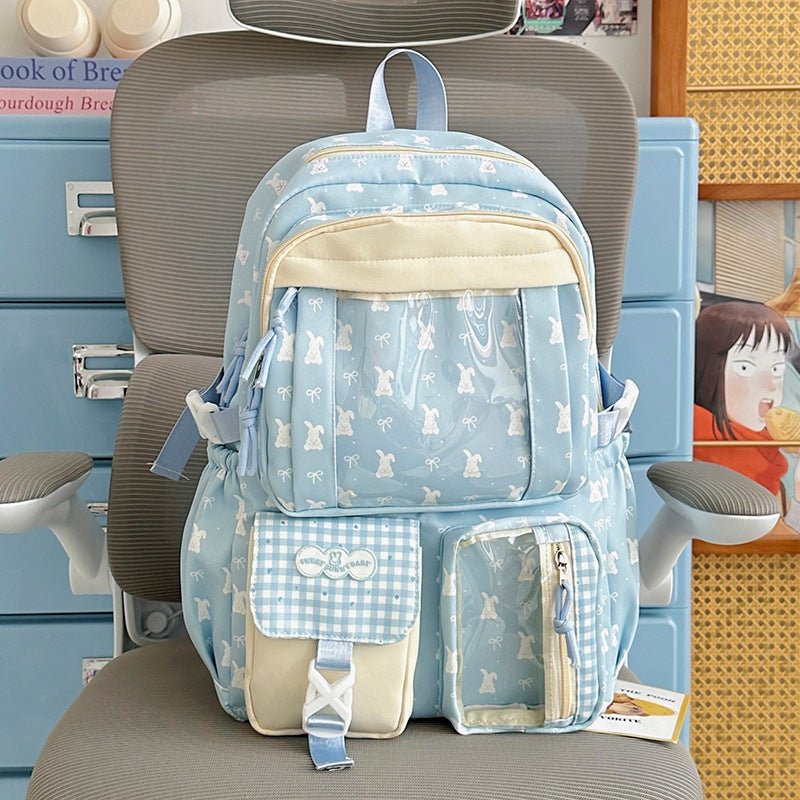 Playful Bunny-Themed Backpack