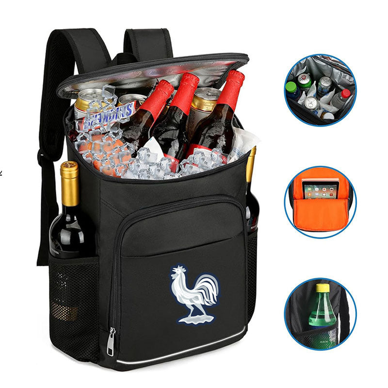 Ladies Insulated Cooler Backpack with Multiple Compartments and Practical Storage Bowlift