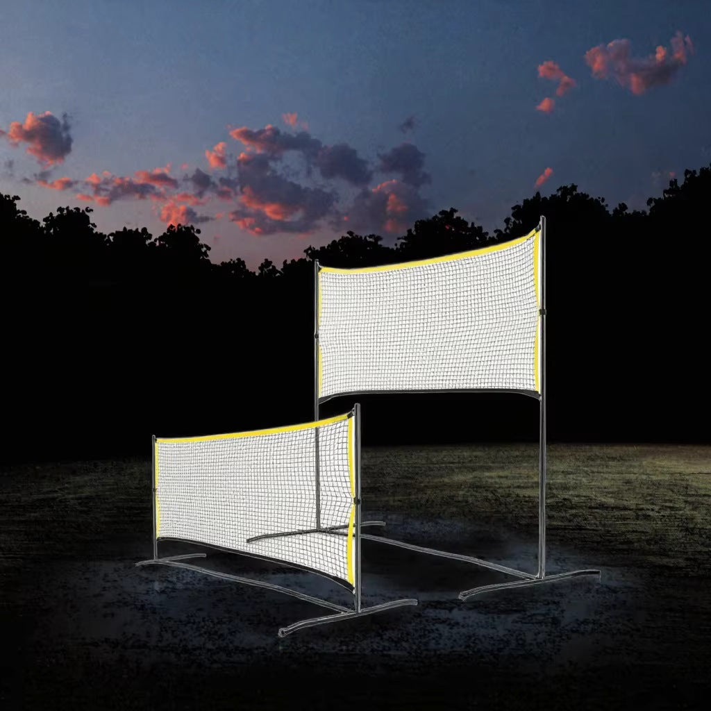 Adjustable Portable Tennis Practice Net Bowlift