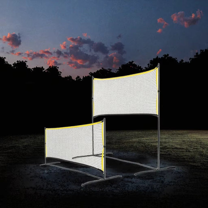 Adjustable Portable Tennis Practice Net Bowlift
