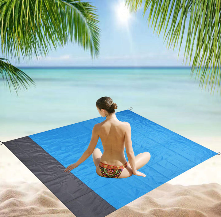 WoLightweight Sandproof Beach Blanket Bowlift