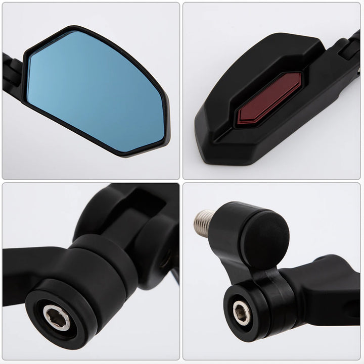 Premium Adjustable Rearview Motorcycle Mirrors Bowlift