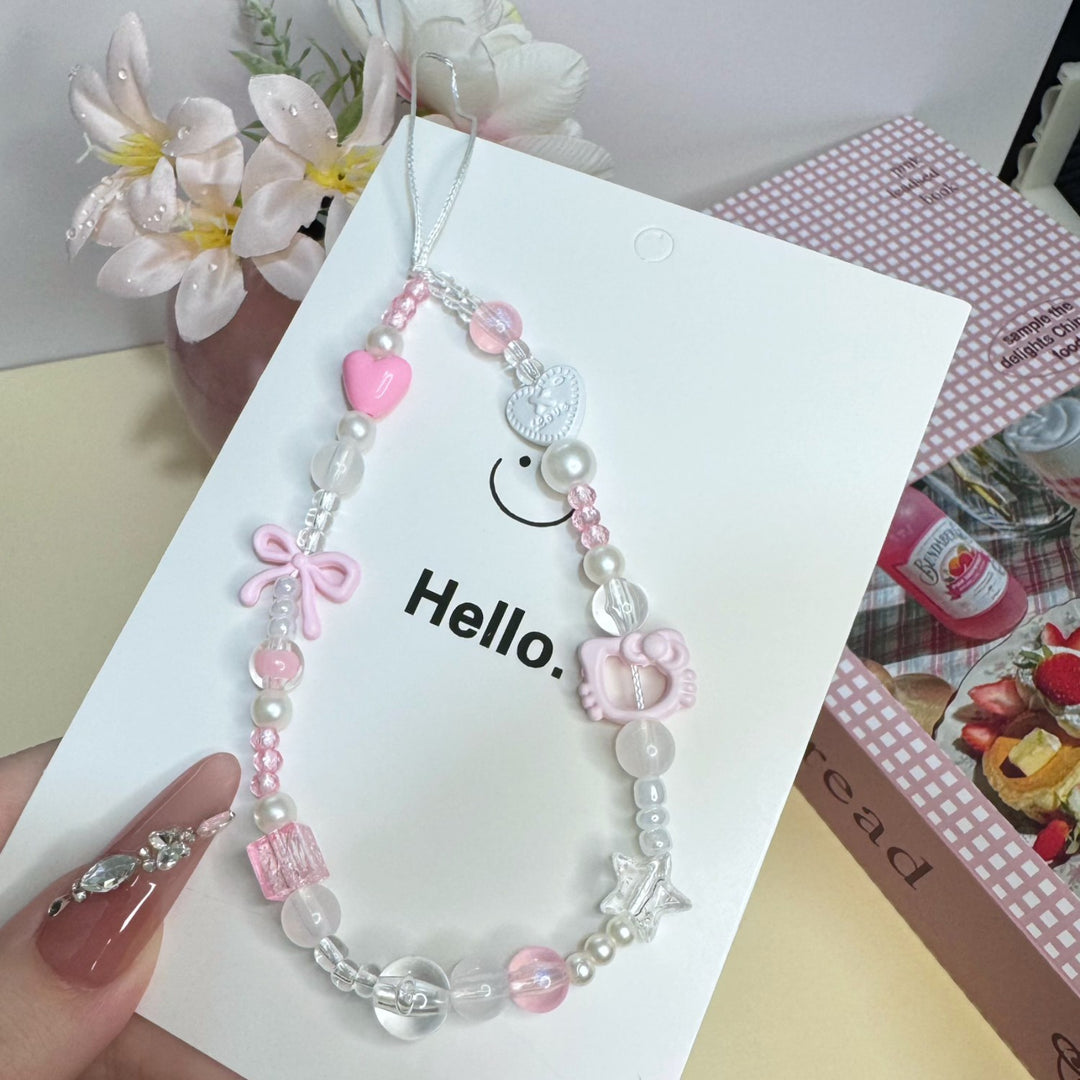 Charm Beaded Phone Necklace Bowlift