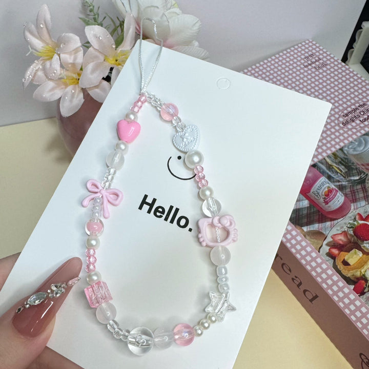 Charm Beaded Phone Necklace Bowlift