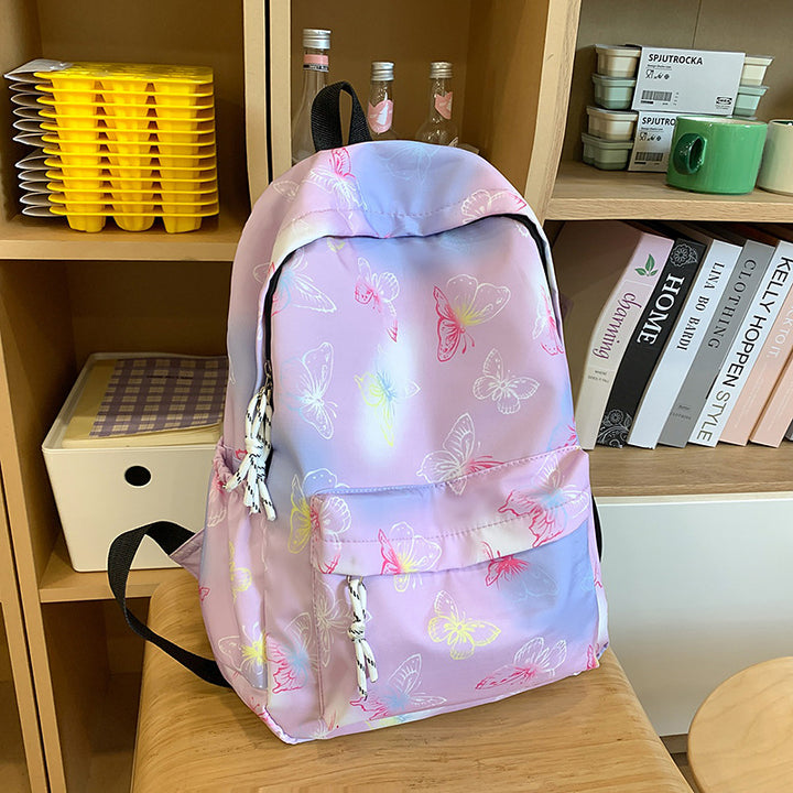 Whimsical Butterfly Pattern Backpack