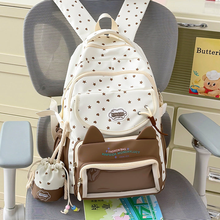 Playful Bunny Ear Design Backpack