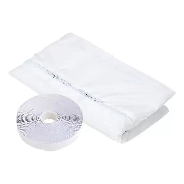 Unisex One Size Reusable Vacuum Storage Bags with Double Zip Airtight Seal and Tape for Repair Bowlift
