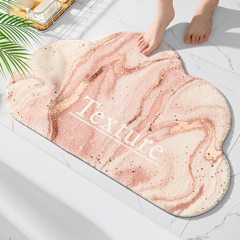 Plush Cloud Shaped Bath Mat Bowlift